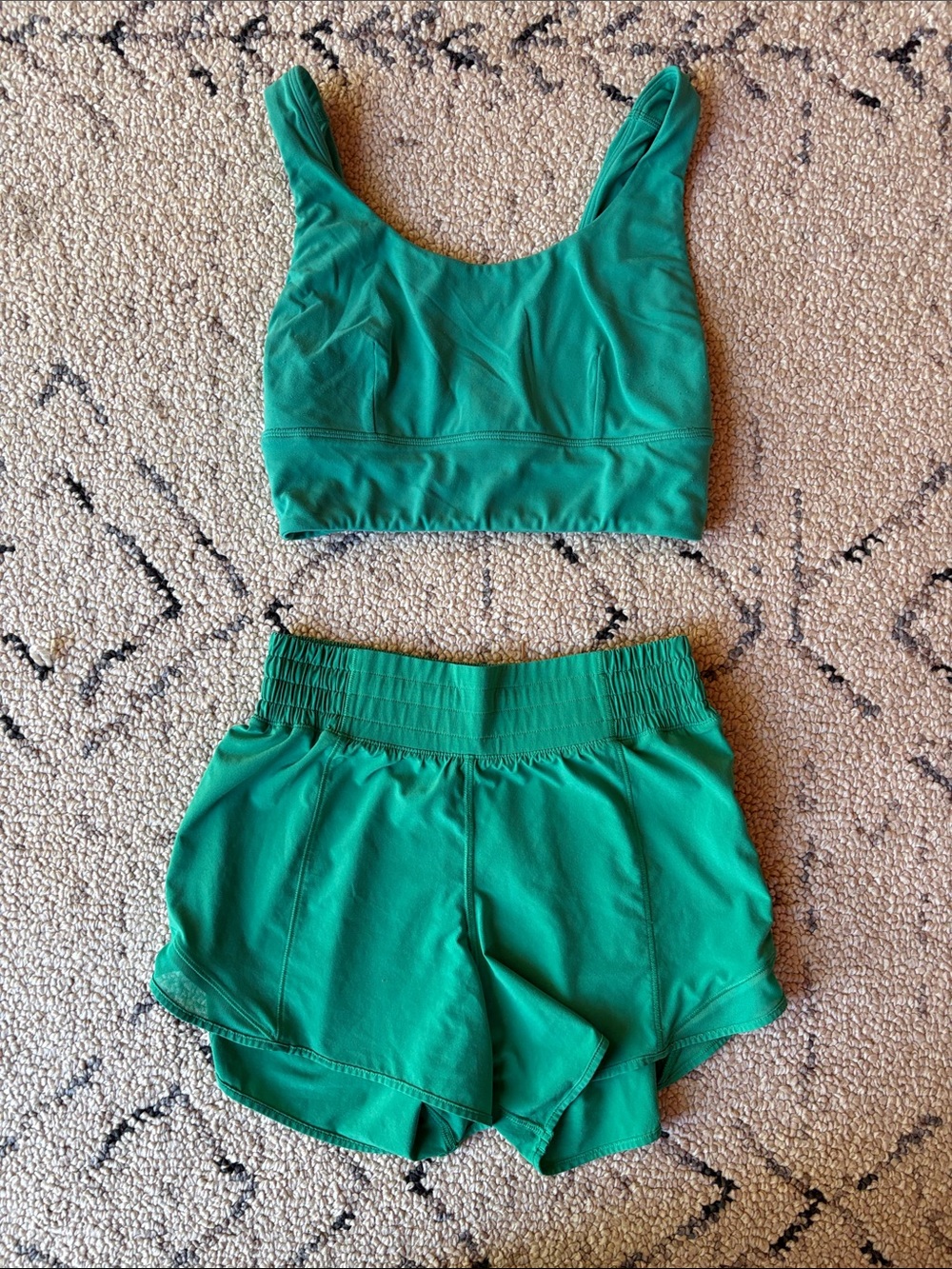 Lululemon set sz 4 Teal